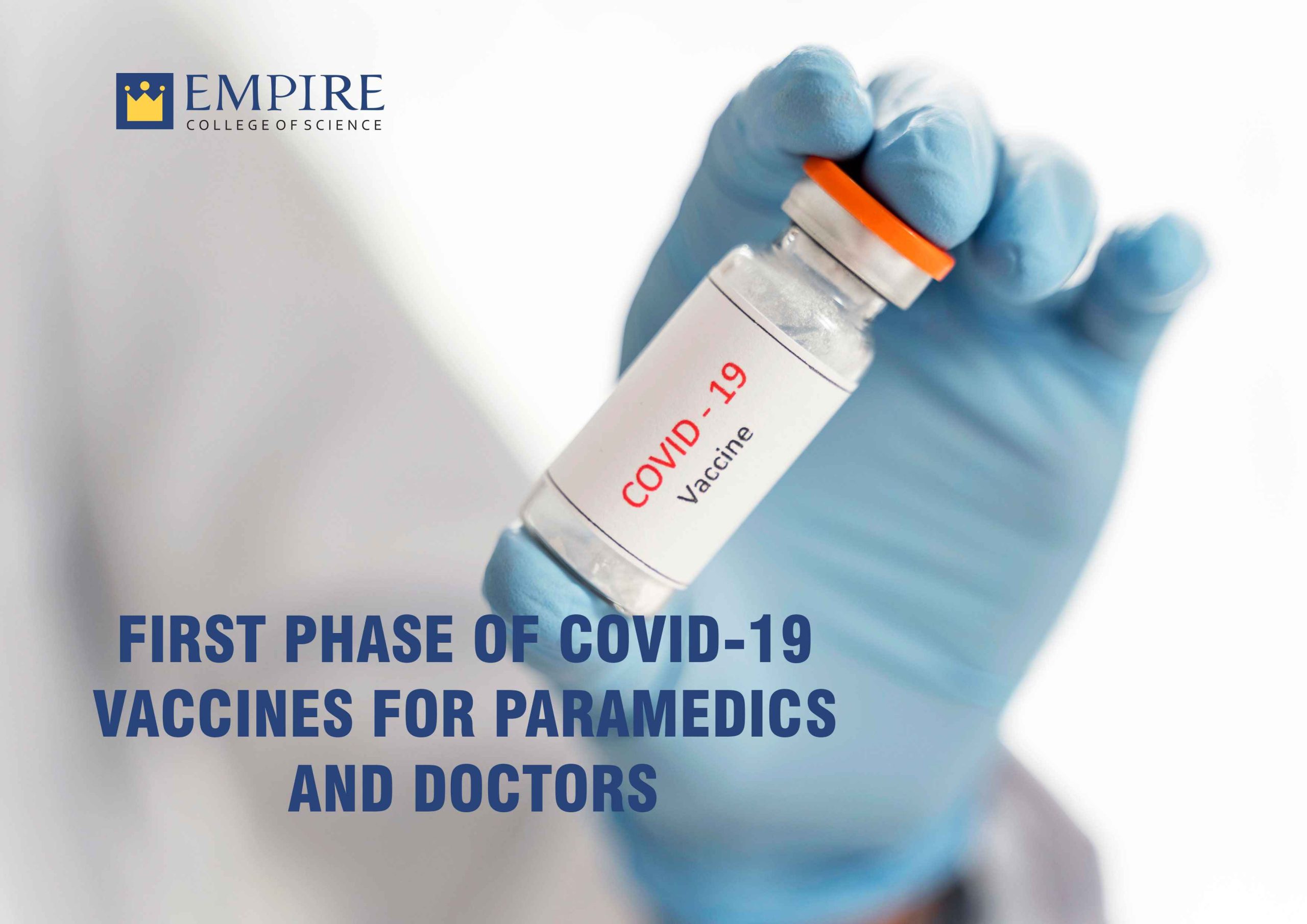 First phase of Covid-19 vaccines for Paramedics and Doctors
