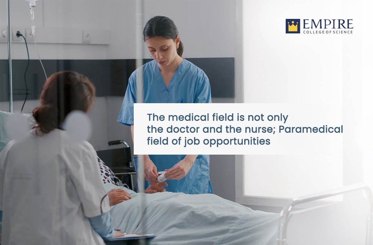 The medical field is not only the doctor and the nurse; Paramedical field of job opportunities