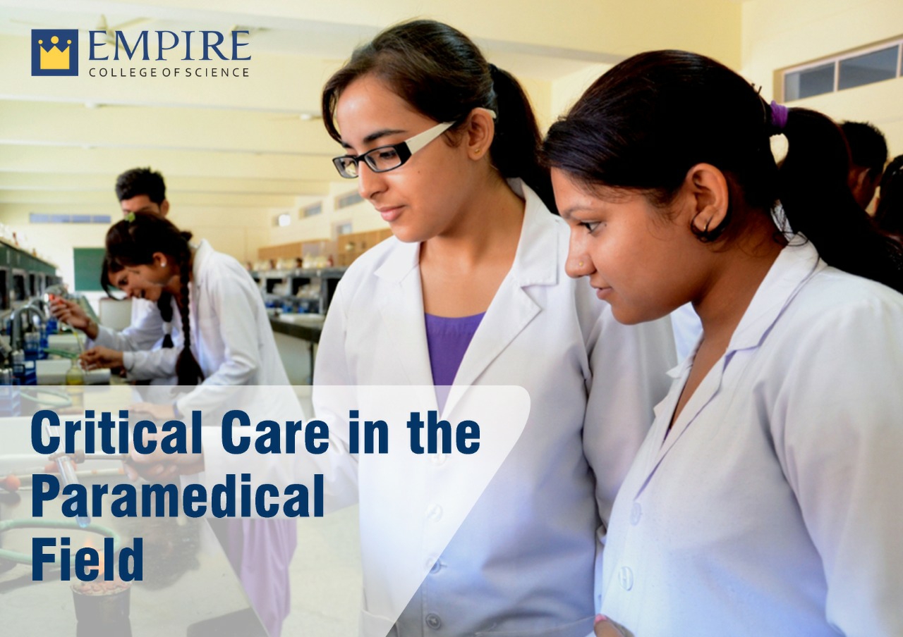 Critical care in the paramedical field