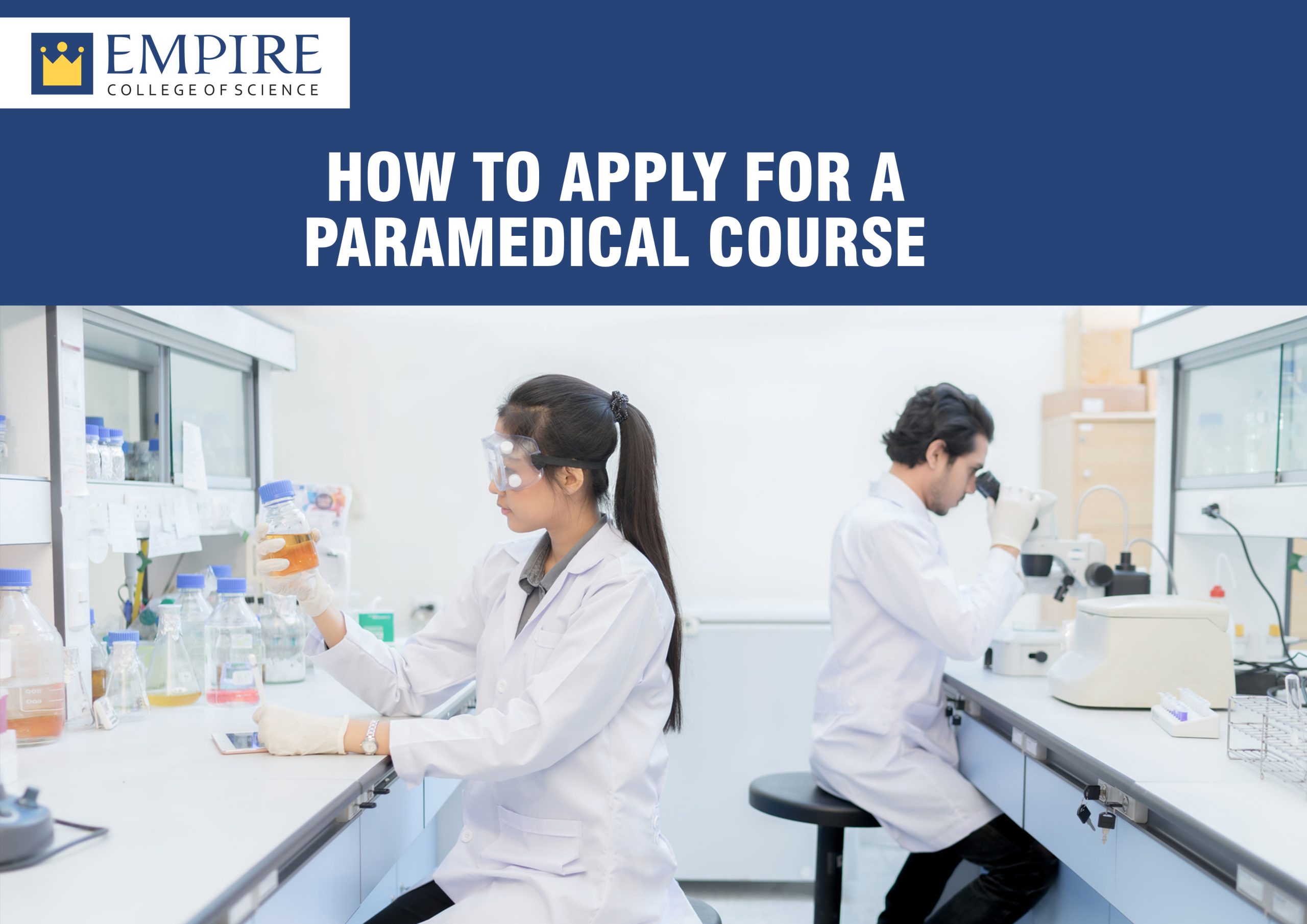 How to apply for a paramedical program