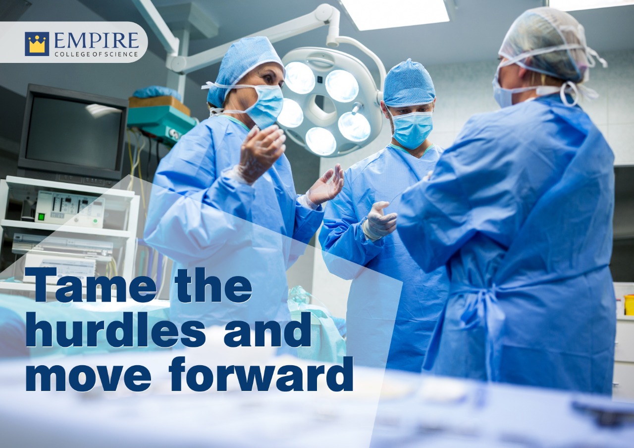 Tame the hurdles and move forward